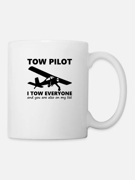 tow pilot - Mug blanc - blanc