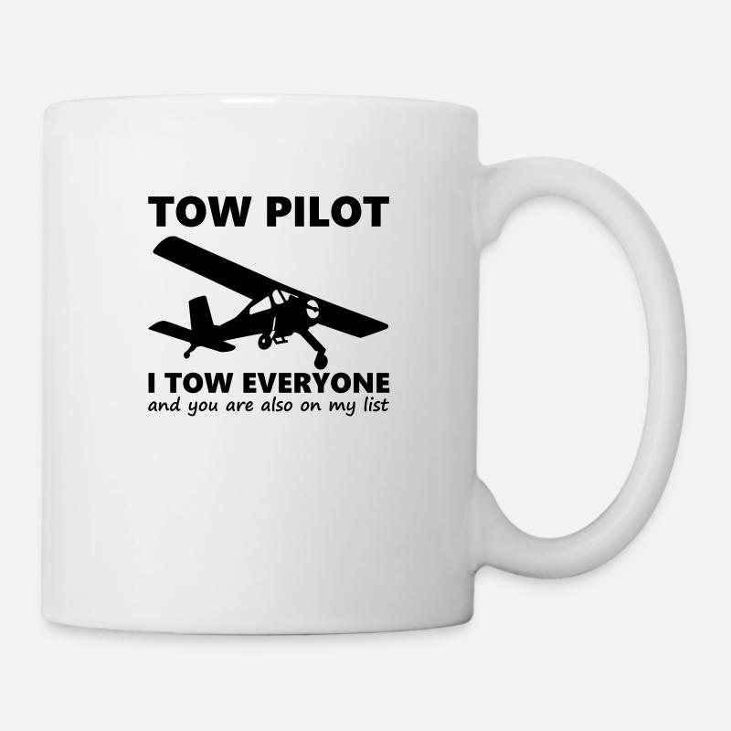 tow pilot schlepppilot wilga - Tasse - Weiß