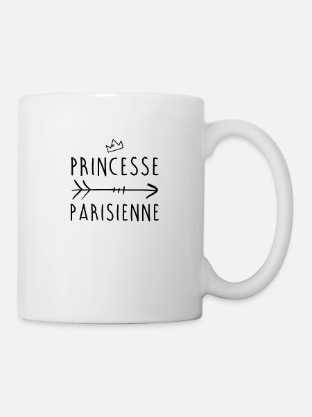 Princesse parisienne - Mug blanc - blanc