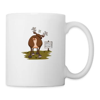 Gaz à effet de cerf - Mug blanc - blanc - Droite