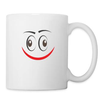 Funny face - Mug - white - Right