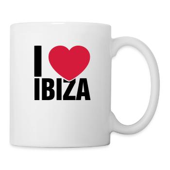 I love Ibiza - Mug - white - Right