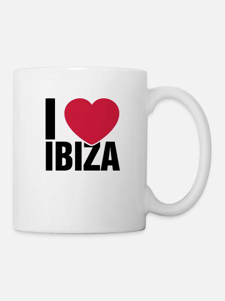 I love Ibiza - Tasse - Weiß