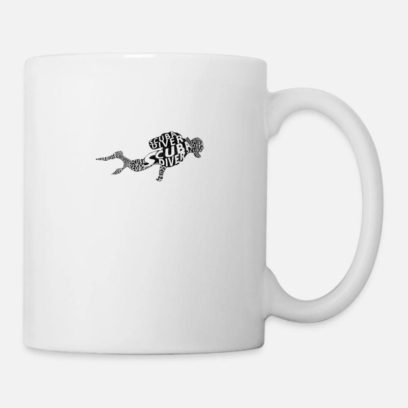 Tiefseetaucher - Mug - white