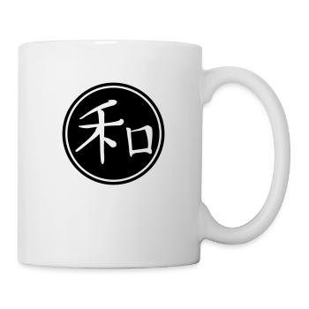Peace - chinese sign - Tasse - Weiß - Rechts