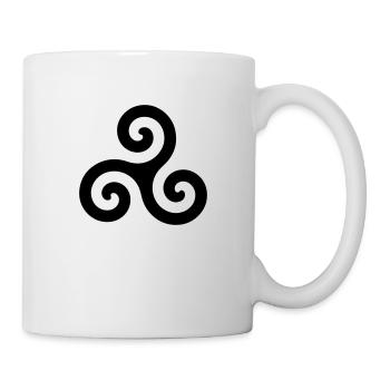 celtic symbol - Tasse - Weiß - Rechts