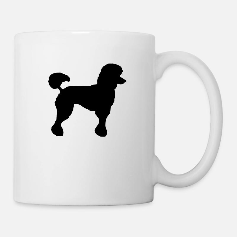 Pudel - Tasse - Weiß