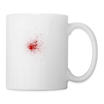 Blood - Blut 2 - Tasse - Weiß - Rechts