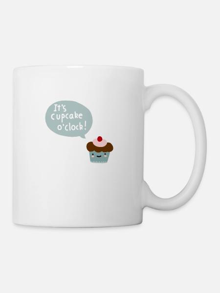 Cupcake - Tasse - Weiß
