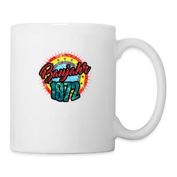 Geschenk für Baujahr 1972 - Tasse - Weiß - Rechts