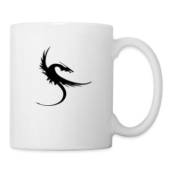 drachen - Tasse - Weiß - Rechts