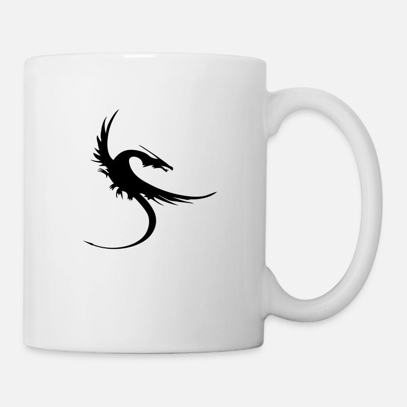 drachen - Tasse - Weiß