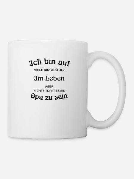 Opa sein - Tasse - Weiß