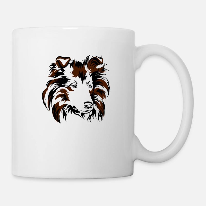 Collie - Tasse - Weiß