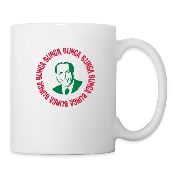 Bunga Bunga Edizione Tricolore Uomo Slim - Tasse - Weiß - Rechts
