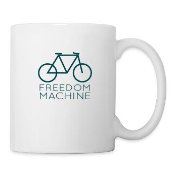 Fahrrad: Freedom - Tasse - Weiß - Rechts