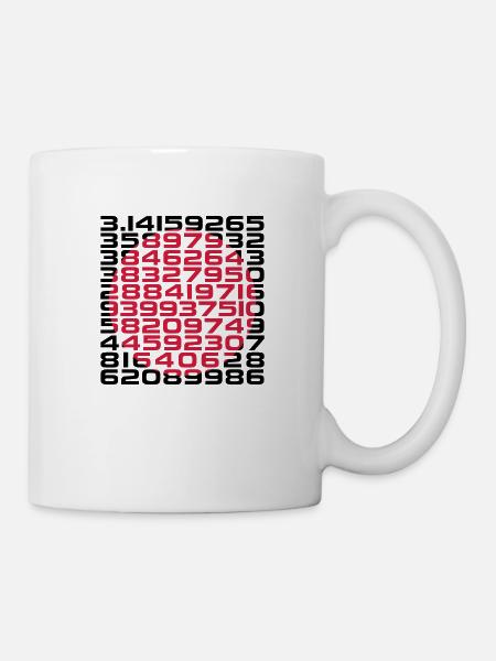 Pi 3.14 - Mug blanc - blanc