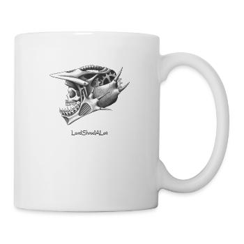 Downhill Skull - Tasse - Weiß - Rechts