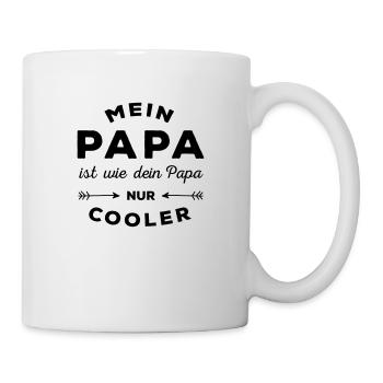 Vatertag mein Papa - Tasse - Weiß - Rechts