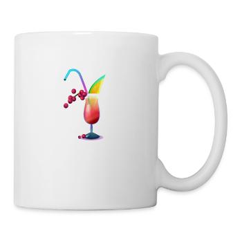 Cocktail Design klassisch - Tasse - Weiß - Rechts