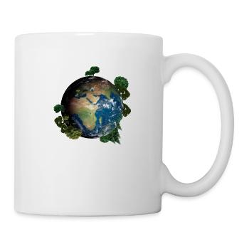 Wald der Erde - Tasse - Weiß - Rechts