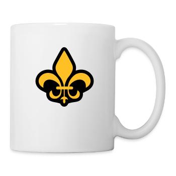Lilie - Tasse - Weiß - Rechts