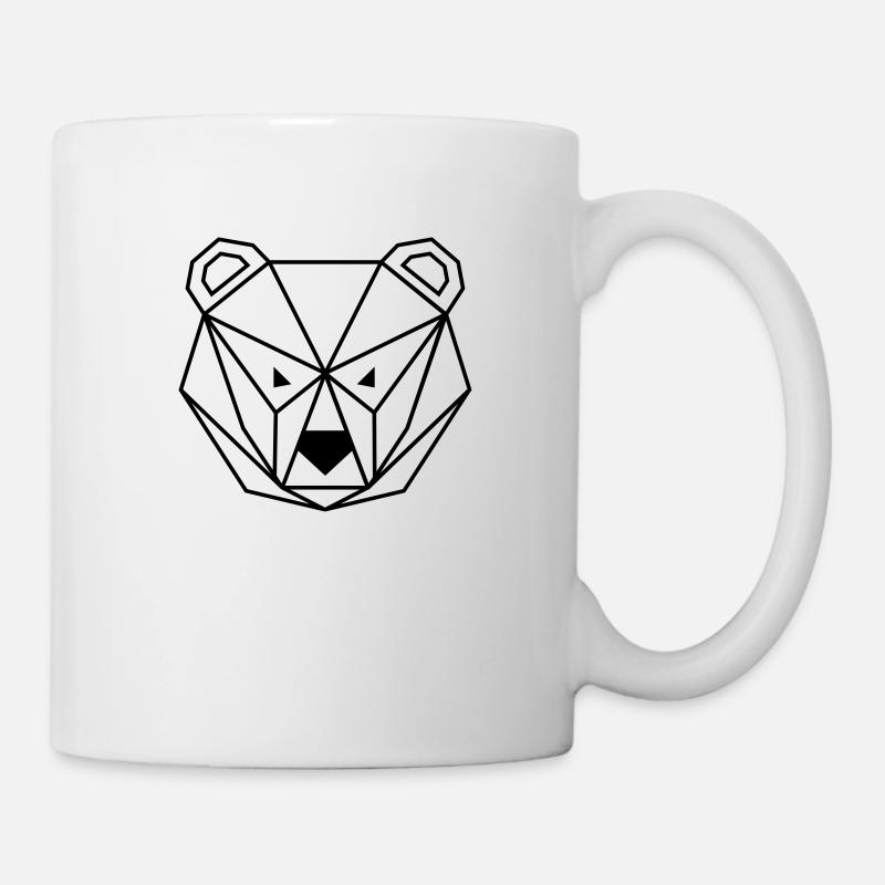 Bear outline - Mug blanc - blanc