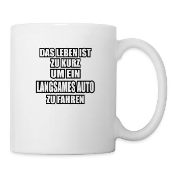Auto Tuner Autotuner Fan - Tasse - Weiß - Rechts