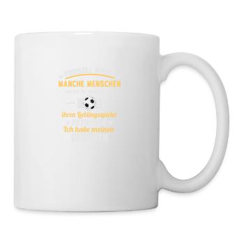 Fußball - Tasse - Weiß - Rechts