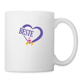 Beste - Tasse - Weiß - Rechts