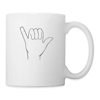 Hand sign - Mug - white - Right