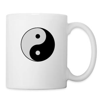 L'équilibre Ying Yang - Mug blanc - blanc - Droite