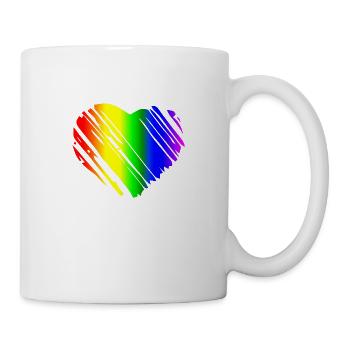 PRIDE HEART - Mug - white - Right