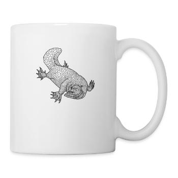 Schnabeltier - Tasse - Weiß - Rechts