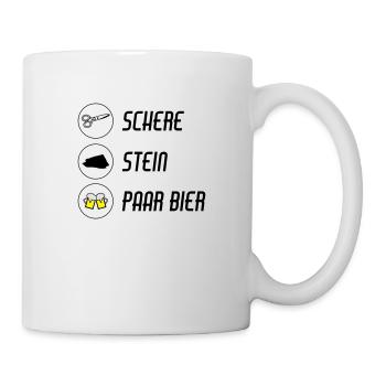  / schnick schnack schnuck - Tasse - Weiß - Rechts