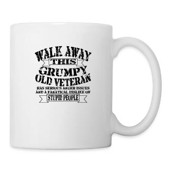 Grumpy Old Veteran - Mug - white - Right