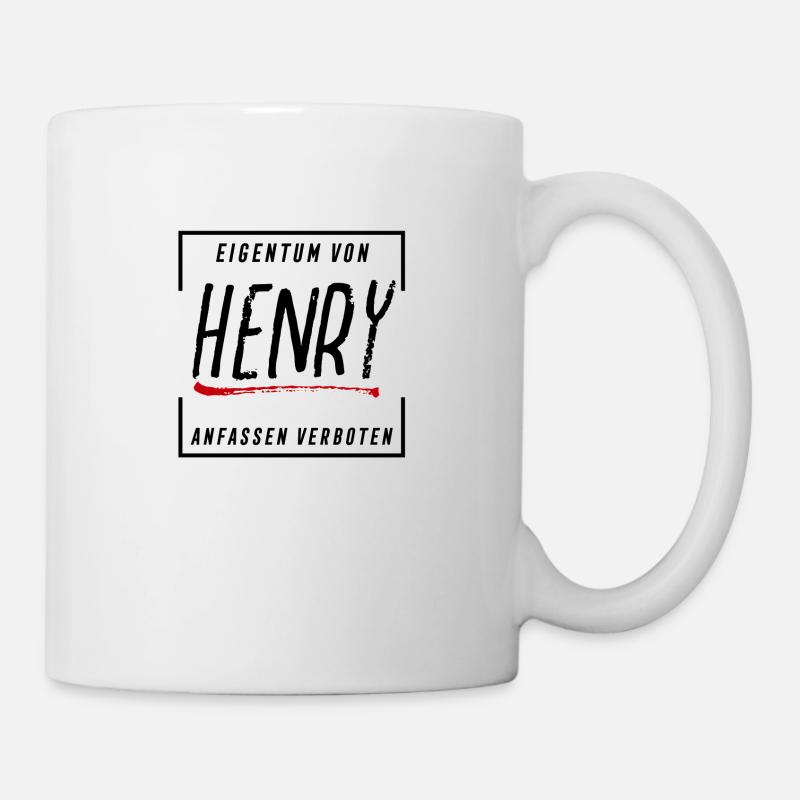 Eigentum von Henry - Tasse - Weiß