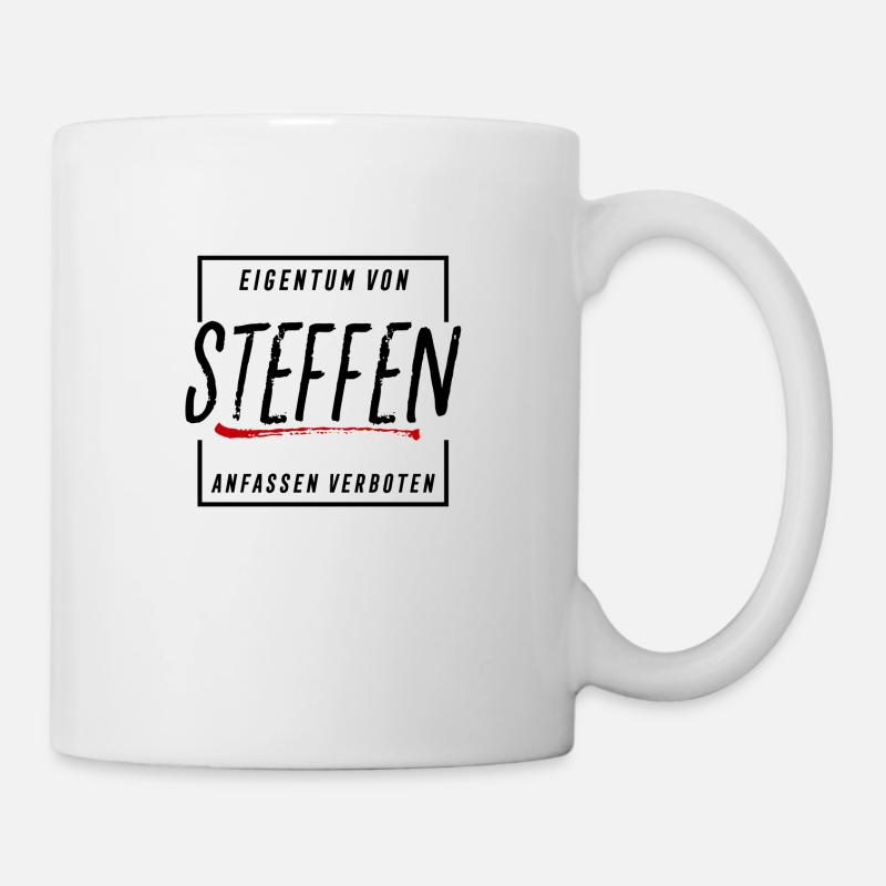 Eigentum von Steffen - Tasse - Weiß
