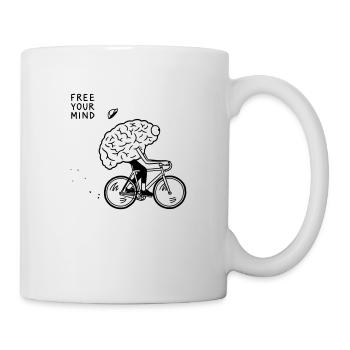 Free Your Mind - Tasse - Weiß - Rechts