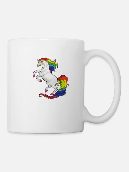 Zombie Einhorn - Tasse - Weiß