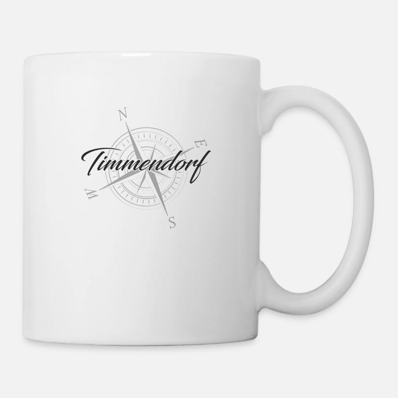 Timmendorf black - Tasse - Weiß