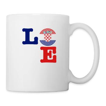 COEUR CROATIE - Mug blanc - blanc - Droite