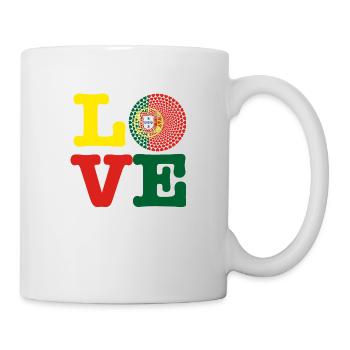 COEUR PORTUGAL - Mug blanc - blanc - Droite
