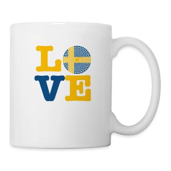 COEUR SUEDE - Mug blanc - blanc - Droite