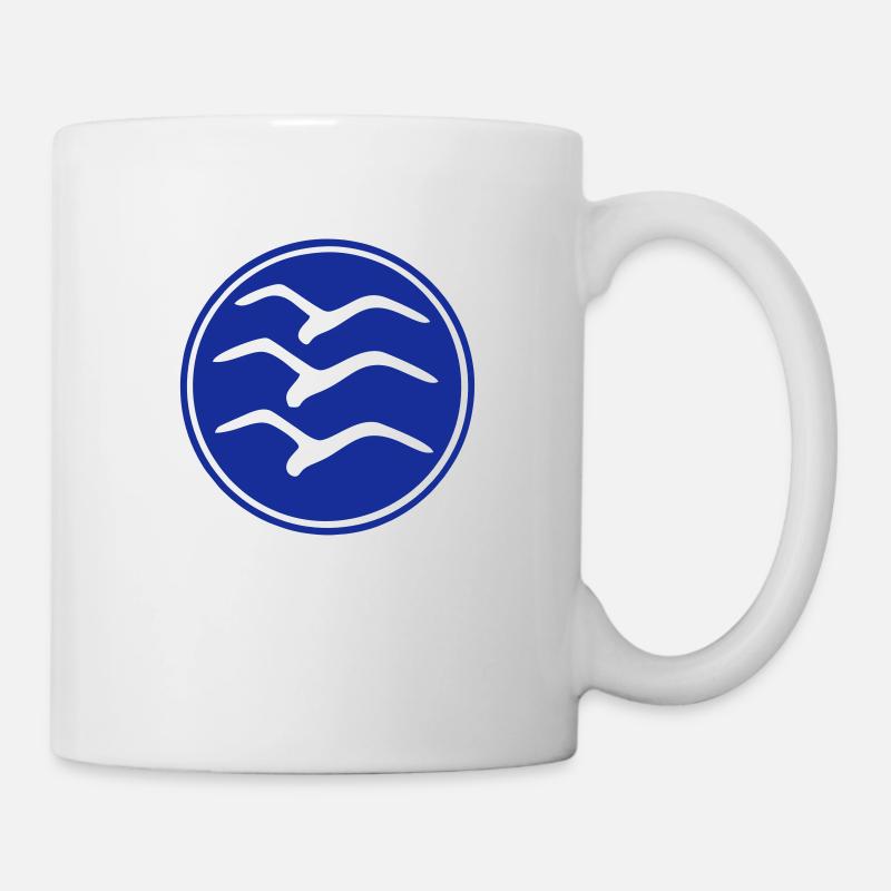 glider pilot symbol - Mug - white