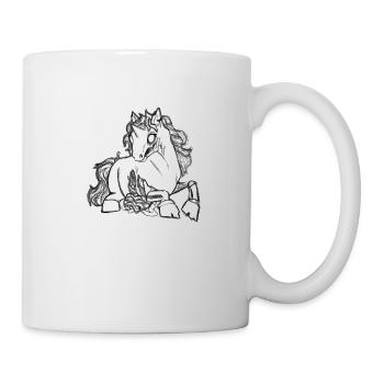 Zombi Pony White - Mug - white - Right