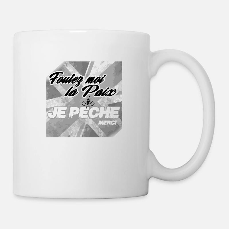 Foutez-moi-la-paix - Mug blanc - blanc
