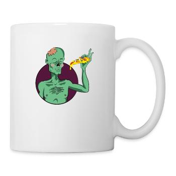 PIZZAAAAA0 - Tasse - Weiß - Rechts
