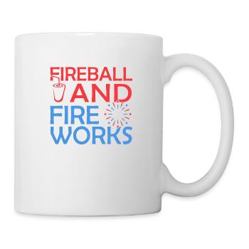 Fireball And Fireworks - Mug - white - Right