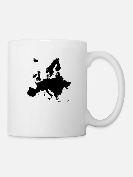Europa - Tasse - Weiß